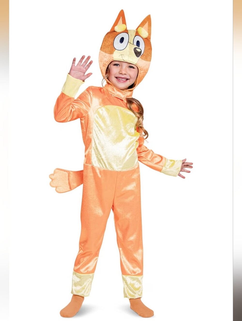 Bluey Bingo Costume Outfit 3t-4t with Jumpsuit and Headpiece